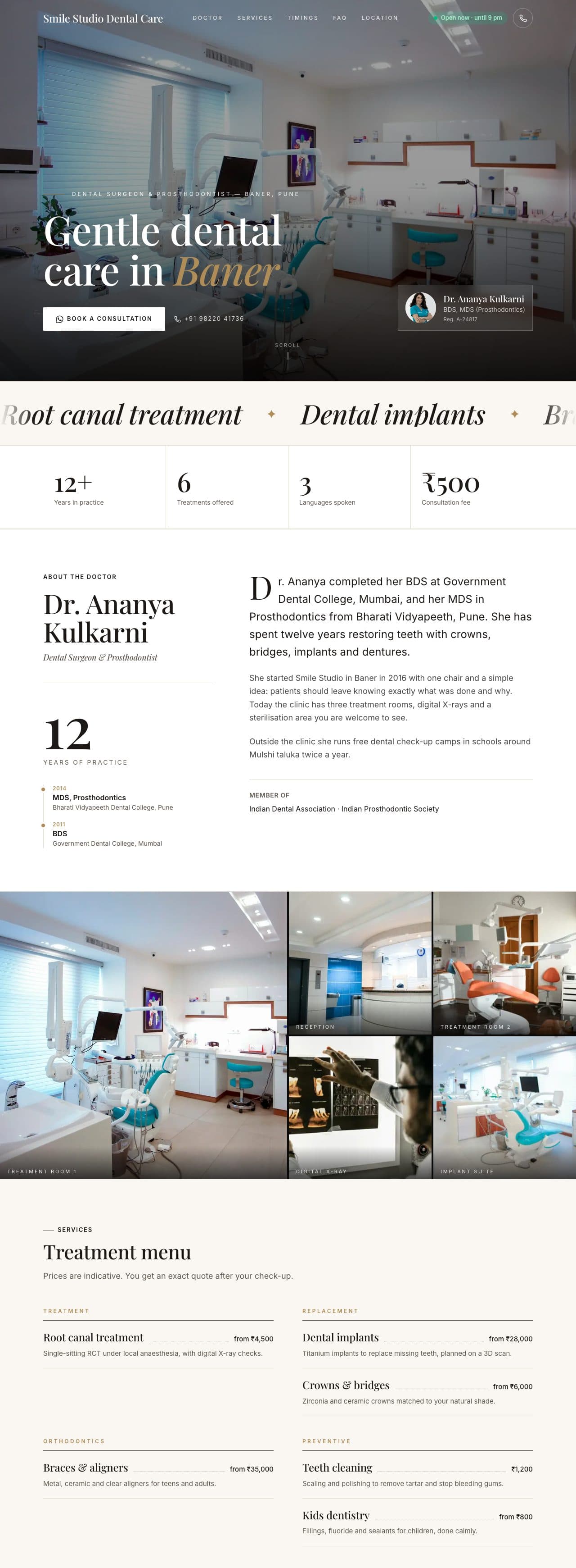 Luxe Smile template preview